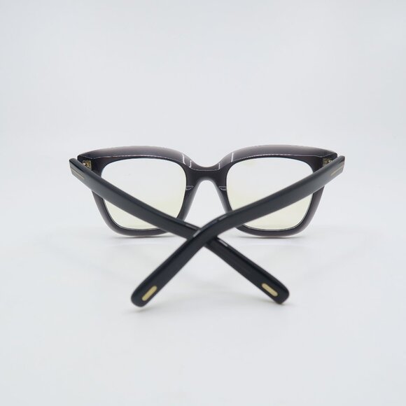 Tom Ford TF 5680-B 020 51mm Clear Grey-Blue Block Lenses, New Eyeglasses. - Picture 7 of 7